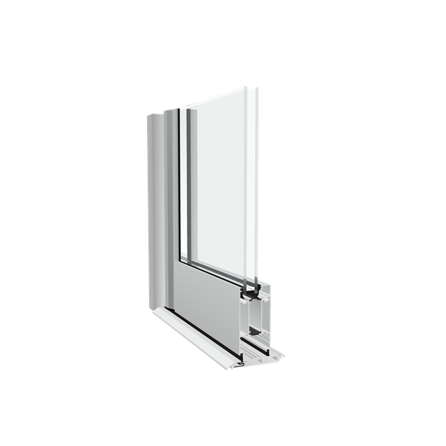 Aluminium door Stormframe II Commercial Door, Centre Pivot Double Leaf